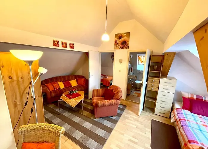 公寓 Christinas Dachstuebchen Apartment Ideal Fuer 1 Monteur Zentral In Thiede *